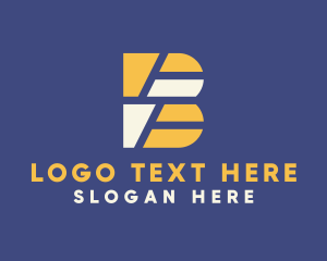 Modern Stylish Letter B Company logo