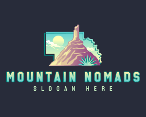 Nebraska State Mountain logo design