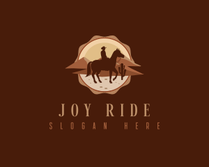 Western Desert Cowboy logo design