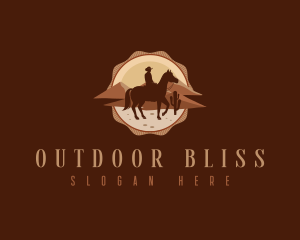 Western Desert Cowboy logo design