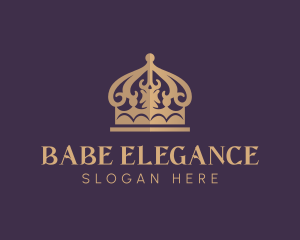 Elegant Noble Crown logo design