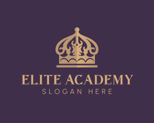 Elegant Noble Crown logo