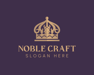 Elegant Noble Crown logo
