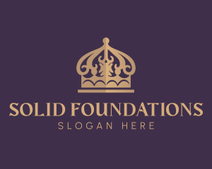 Elegant Noble Crown logo