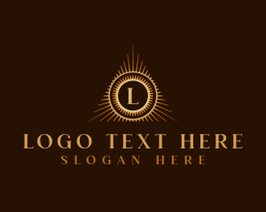 Upscale Luxury Pyramid logo