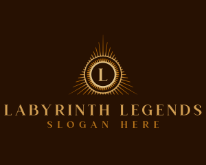 Upscale Luxury Pyramid logo design