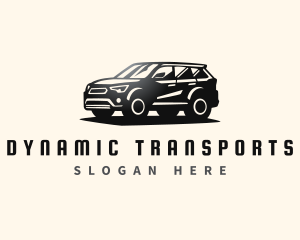 SUV Vehicle Transportation logo design