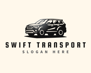 SUV Vehicle Transportation logo design