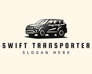 SUV Vehicle Transportation logo design