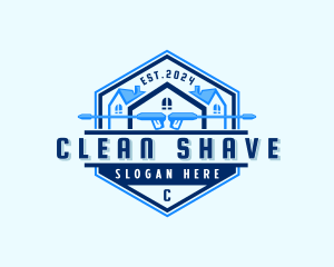 Pressure Cleaning Disinfect logo design