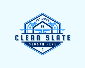 Pressure Cleaning Disinfect logo design