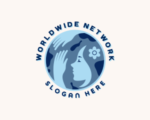 Woman Hand Globe Foundation logo