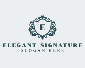 Luxury Regal Shield logo design