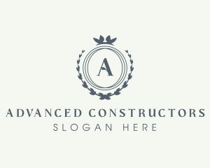 Elegant Wreath Boutique logo design