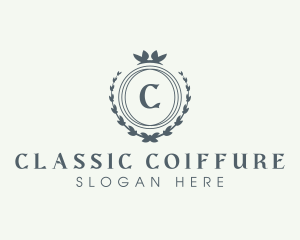 Elegant Wreath Boutique logo design