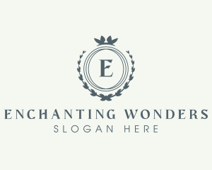 Elegant Wreath Boutique logo design