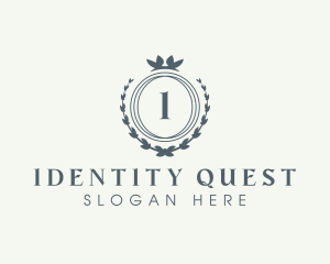 Elegant Wreath Boutique logo design