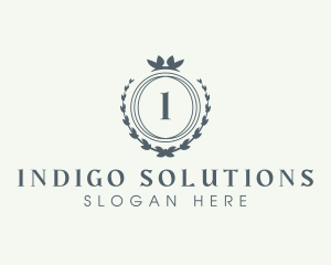 Elegant Wreath Boutique logo design