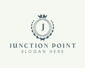 Elegant Wreath Boutique logo design