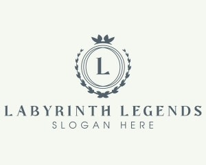 Elegant Wreath Boutique logo design