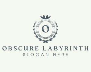 Elegant Wreath Boutique logo design