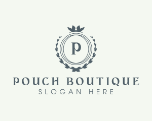 Elegant Wreath Boutique logo design