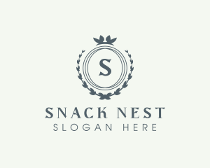 Elegant Wreath Boutique logo design