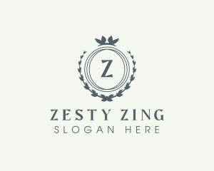 Elegant Wreath Boutique logo design