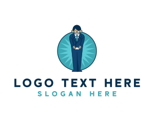 Professional Male Businessman logo