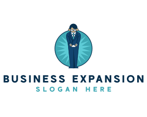 Professional Male Businessman logo