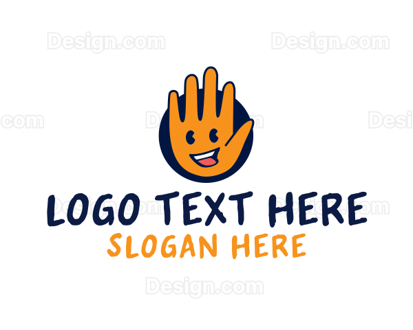 Happy Clean Hand Logo