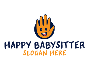 Happy Clean Hand logo design