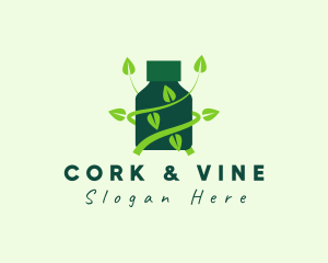 Natural Medicine Bottle  logo design