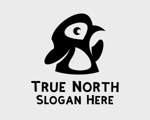 Baby Penguin Bird logo design