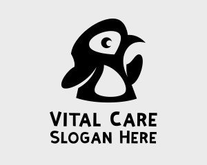 Baby Penguin Bird logo