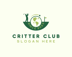 Global Golf Competition logo design