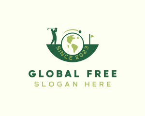 Global Golf Competition logo design