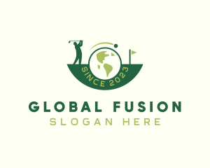 Global Golf Competition logo design