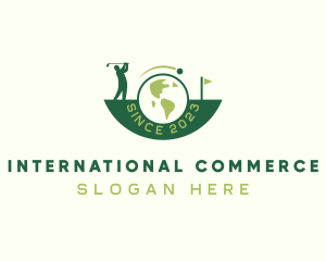 Global Golf Competition logo design