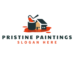 House Paint Renovation logo design