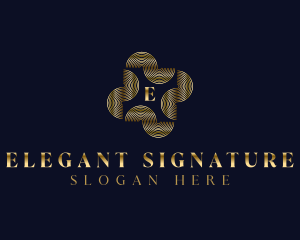 Premium Luxury Textile logo design