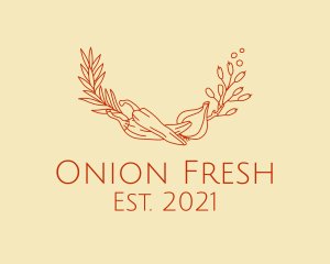 Pepper Onion Spices  logo design