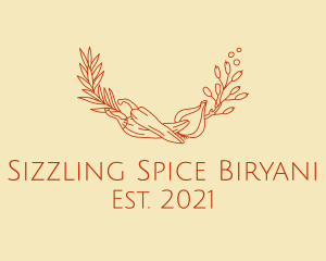 Pepper Onion Spices  logo design