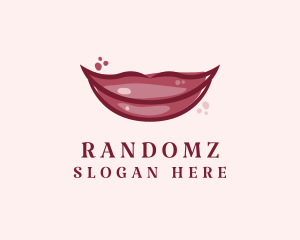 Maroon Lip Gloss logo