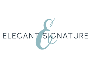 Script Lettermark Monogram logo design