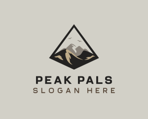 Peak Mountain Summit logo design