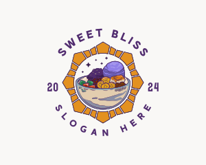 Filipino Sweet Ice Dessert logo design