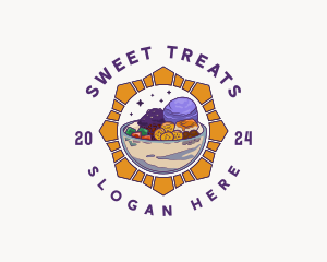 Filipino Sweet Ice Dessert logo design