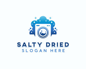 Washing Machine Laundry logo design