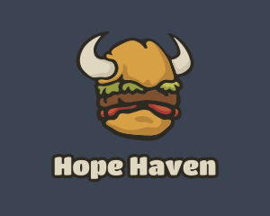 Viking Burger Horns logo